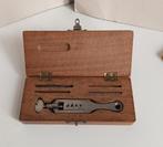 Oud juwelier horlogemaker gereedschap in doosje foudraal, Ophalen of Verzenden