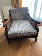 Te koop: Koloniale fauteuil in Empire stijl., Ophalen, Gebruikt, 75 tot 100 cm, Empire - Koloniaal - Landelijk - Antiek
