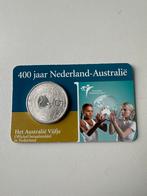Australië Vijfje Zilver 2006 in Coincard, Koningin Beatrix, Zilver, Euro's, Ophalen of Verzenden