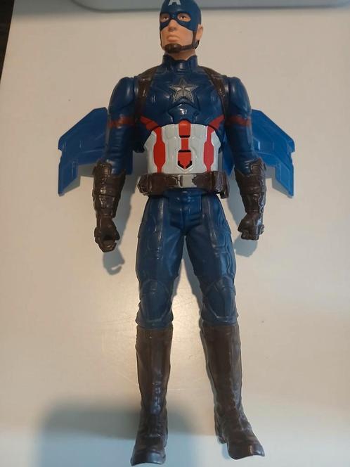 Captain America marvel actiefiguur., Kinderen en Baby's, Speelgoed | Actiefiguren, Gebruikt, Ophalen of Verzenden