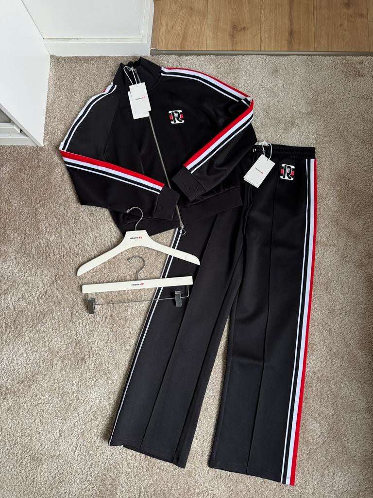 H&M x Paco Rabanne Trainingspak - Maat S, Kleding | Dames, Kostuum of Pak, Zwart, Nieuw, Ophalen of Verzenden