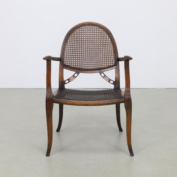 SALE: Classic English Arm Chair, Huis en Inrichting, Stoelen, Gebruikt, Eén, Hout, Riet of Rotan, Bruin, Ophalen