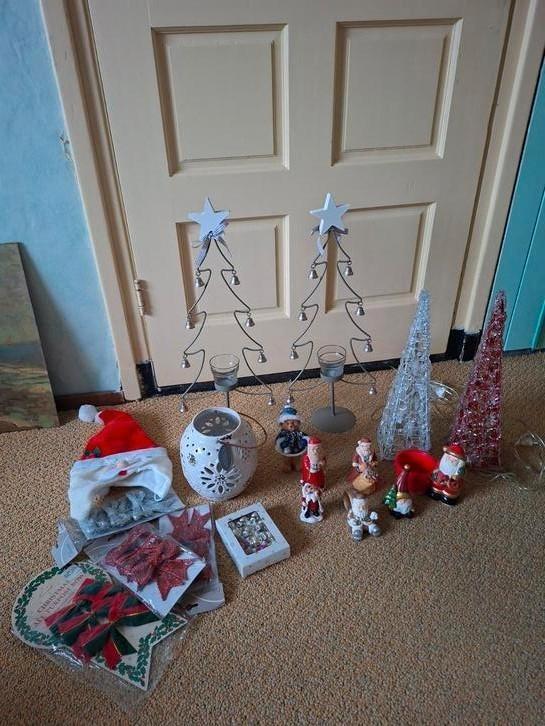 18x kerstartikelen/ o.a. Riverdale zie foto's, Diversen, Kerst, Zo goed als nieuw, Ophalen of Verzenden