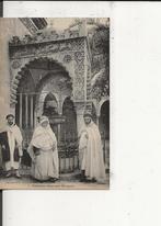 Moskee met Fontein en Arabieren, Ophalen of Verzenden, Voor 1920, Ongelopen, Buiten Europa