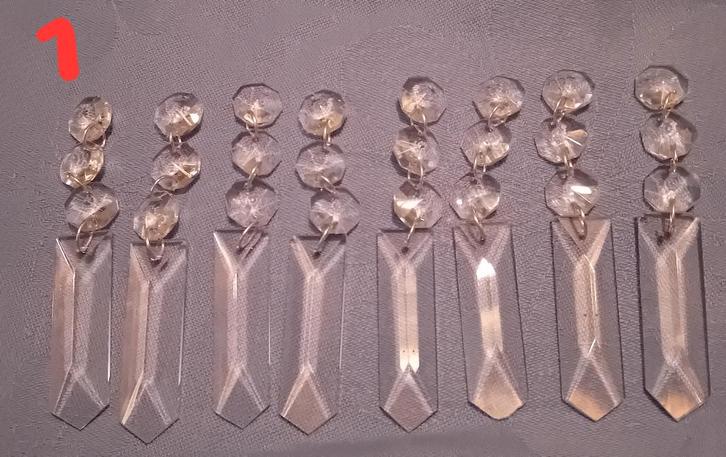 Kerst versiering ornamenten pegels glas kroonluchter, Hobby en Vrije tijd, Overige Hobby en Vrije tijd, Zo goed als nieuw, Ophalen of Verzenden