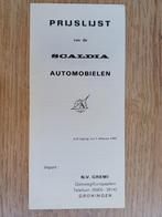 Scaldia prijslijst uit 1969, Zo goed als nieuw, Verzenden