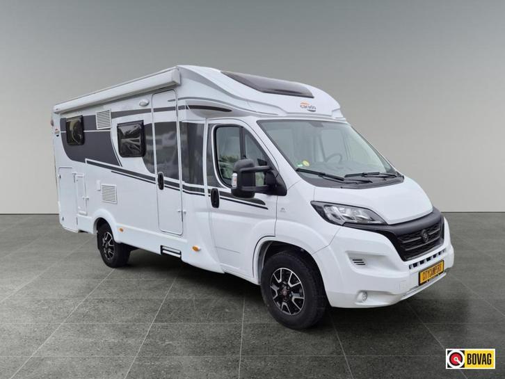 Carado T337 Lange lengtebedden / Televisie, Caravans en Kamperen, Campers, Bedrijf, tot en met 2, Half-integraal, Carado, Fiat