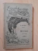 ULTIMO LUFTSPEL IN 5 AKTEN VON GUSTAF VON MOSER, Ophalen of Verzenden, Gelezen