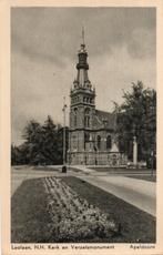 Apeldoorn Loolaan met N.H. Kerk en verzetsmonument, Ophalen of Verzenden, Voor 1920, Gelopen, Gelderland