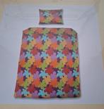 1 persoons dekbed nieuw in de verpakking retro, Dekbedovertrek, Nieuw, Ophalen of Verzenden, Overige kleuren