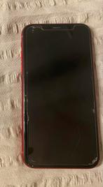 Rode iPhone XR- Goede batterij, beschermlaag, Telecommunicatie, Mobiele telefoons | Apple iPhone, Gebruikt, IPhone XR, Ophalen of Verzenden