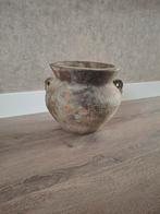 Landelijke aardewerk kruik pot, Tuin en Terras, Bloempotten, Ophalen, Rond, Aardewerk, Minder dan 40 cm