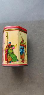 Vintage Thee Blik - Aziatische Motieven, Ophalen of Verzenden, Gebruikt, Thee, Overige merken