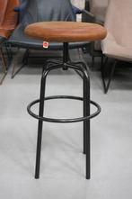 4 x luxe barkruk barstoel ZIPP Jess Design metaal leer, Huis en Inrichting, Ophalen, Met voetsteun, 60 tot 90 cm, Nieuw