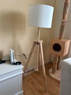 Lauters Ikea staande vloerlamp, Huis en Inrichting, Lampen | Vloerlampen, Ophalen, Zo goed als nieuw, Hout, 100 tot 150 cm
