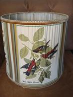 Vintage lampenkap vogel afbeeldingen, Ophalen, Overige kleuren, 25 tot 50 cm, Zo goed als nieuw