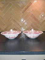Ridgway staffordshire windsor rose dekschalen, Antiek en Kunst, Ophalen