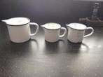Emaille maatbeker beker set, Ophalen of Verzenden
