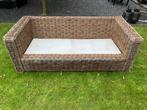 Rieten loungeset, Tuin en Terras, Ophalen, 4 zitplaatsen, Gebruikt, Rotan