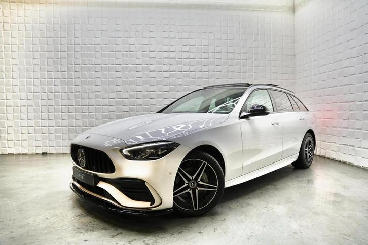 Mercedes-Benz C-klasse Estate 300 e AMG NIGHT PANO SFEER, Auto's, Mercedes-Benz, Bedrijf, Te koop, C-Klasse, ABS, Achteruitrijcamera