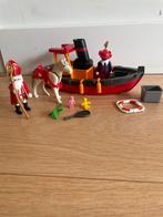 Playmobil 5206 Sinterklaas en Piet Stoomboot, Ophalen of Verzenden, Gebruikt