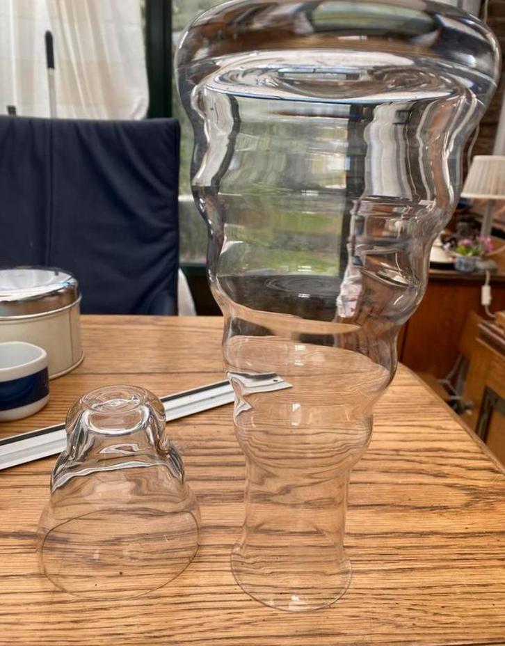 Libera! Karaf , met Waterglas ,Kristalglas hoog 30 cm, Antiek en Kunst, Antiek | Glas en Kristal, Ophalen of Verzenden