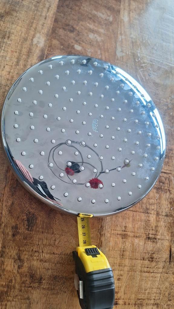 Grohe regendouche 24 cm anti kalk, Huis en Inrichting, Badkamer | Badtextiel en Accessoires, Nieuw, Wit, Ophalen of Verzenden