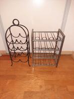 Wijnrek metaal, Huis en Inrichting, Woonaccessoires | Wijnrekken, Ophalen, Gebruikt, 5 tot 15 flessen, Metaal