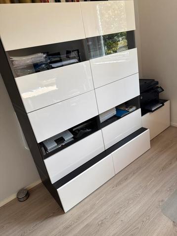 IKEA Kasten - 2 kasten met planken en 1 lade kast beschikbaar voor biedingen
