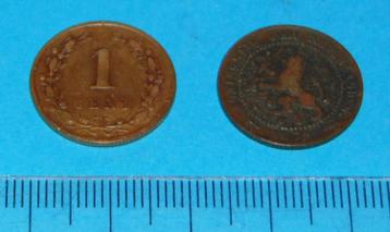 Nederland - 1 cent 1878 F/ZF beschikbaar voor biedingen