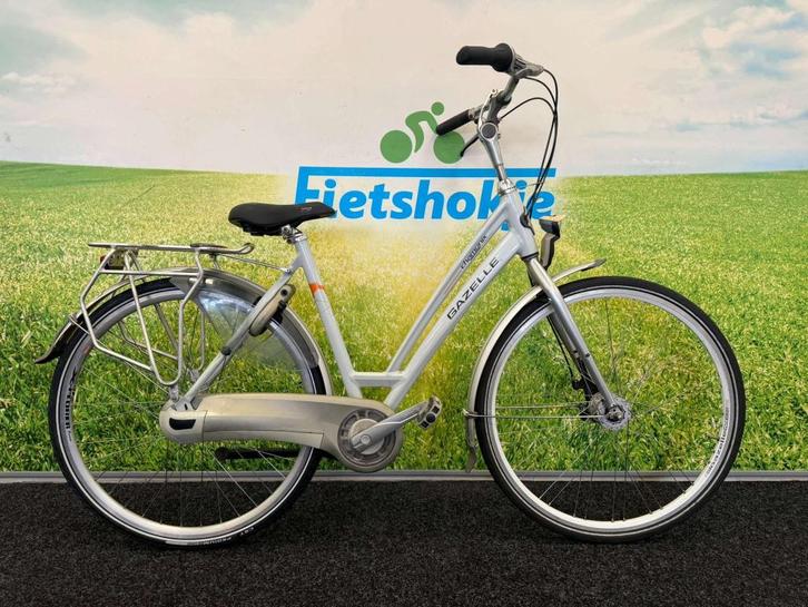 Fietshokje Amersfoort: Gazelle Chamonix damesfiets N7 H53, Fietsen en Brommers, Fietsen | Dames | Damesfietsen, Gebruikt, Gazelle