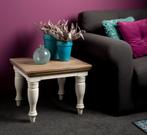 *ACTIE* Landelijke Salontafel Bijzettafel Fleur (4), Huis en Inrichting, Tafels | Salontafels, 50 tot 100 cm, Nieuw, Minder dan 50 cm