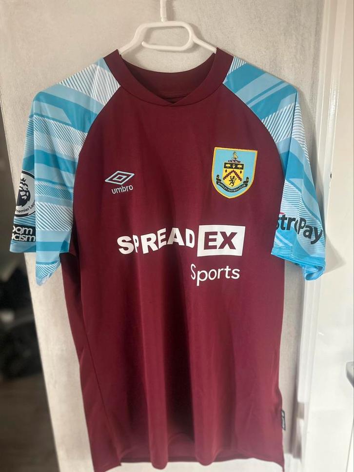 Matchworn gesingeerd shirt burnley, Verzamelen, Sportartikelen en Voetbal, Gebruikt, Shirt, Buitenlandse clubs, Ophalen of Verzenden