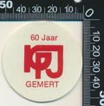 Sticker: KPJ Gemert - 60 Jaar, Verzenden, Zo goed als nieuw, Bedrijf of Vereniging