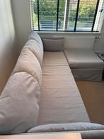 Nette tweepersoons grijze IKEA slaapbank met opbergruimte, Ophalen, Gebruikt, Tweepersoons, 140 cm