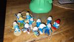 Smurfen Collectie met Huisje, Verzamelen, Smurfen, Ophalen of Verzenden, Gebruikt, Verschillende Smurfen, Poppetje, Figuurtje of Knuffel