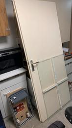 Brandvertragende opdekdeur, Ophalen, Kunststof, Gebruikt, 80 tot 100 cm