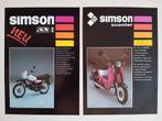 Simson brommer folders, Boeken, Ophalen of Verzenden, Zo goed als nieuw