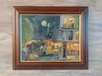 Schilderij # raining summer night in Paris, Ophalen of Verzenden