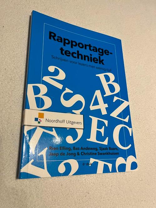 Jaap de Jong - Rapportagetechniek, Boeken, Studieboeken en Cursussen, Zo goed als nieuw, Ophalen of Verzenden