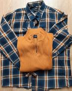 Heren overhemd met bijpassende trui., Kleding | Heren, Overhemden, Ophalen of Verzenden, Zo goed als nieuw, Halswijdte 43/44 (XL)
