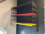 Retro Tomado wandrek met 3 planken, geel, rood, zwart, Ophalen, Gebruikt