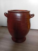 Grote bruine Keulse Pot, Tuin en Terras, Ophalen, Rond, 40 cm of meer, 40 tot 70 cm