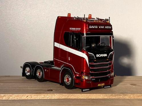 Tekno Scania David van Herk, Hobby en Vrije tijd, Modelauto's | 1:50, Nieuw, Bus of Vrachtwagen, Tekno, Ophalen of Verzenden