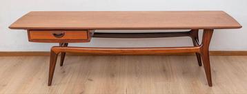 Prachtige salontafel van Webé door Louis van Teeffelen 60's beschikbaar voor biedingen