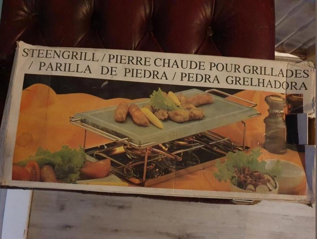 Steengrill - Zo goed als nieuw!, Ophalen of Verzenden, Zo goed als nieuw