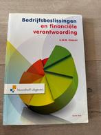 Bedrijfsbeslissingen en fin verantwoording - 9789089746597, Ophalen of Verzenden, Beta, Zo goed als nieuw, HBO
