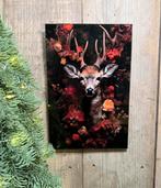 Glasschilderij rendier, Minder dan 50 cm, -, -, Nieuw