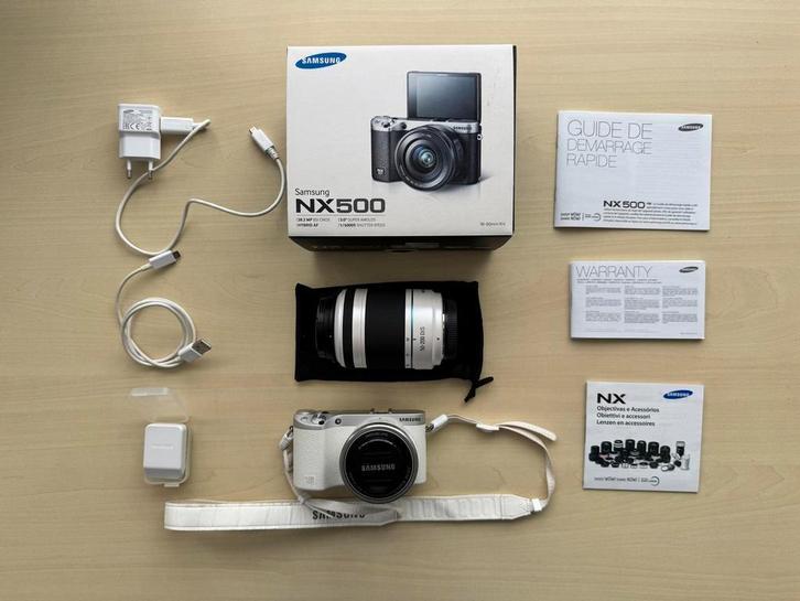 Samsung NX500 met 2 lenzen, Audio, Tv en Foto, Fotocamera's Digitaal, Gebruikt, Compact, Samsung, 8 keer of meer, Ophalen of Verzenden
