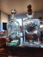 Vintage Glazen Karaffen Set, Ophalen of Verzenden, Gebruikt